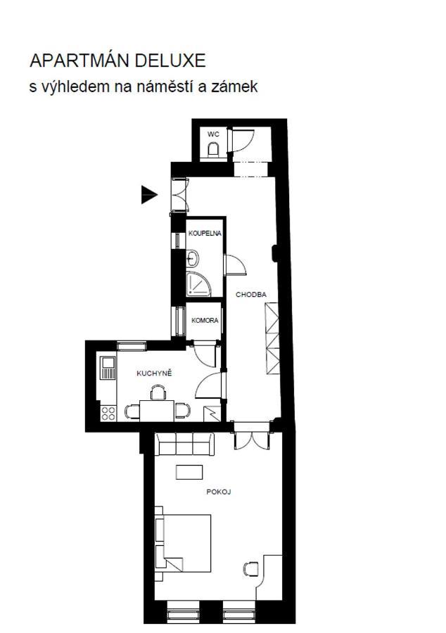 Apartmany Velke Namesti Kroměříž Eksteriør bilde